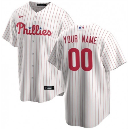 Men's Philadelphia Phillies Customized Stitched MLB Jersey Men's Philadelphia Phillies Customized Stitched MLB Jersey