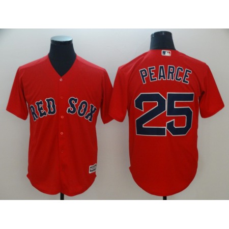 Men's Boston Red Sox #25 Steve Pearce Scarlet Cool Base Player Stitched MLB Jersey