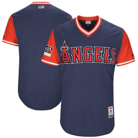 Men's Los Angeles Angels Navy/Red 2018 Players' Weekend Authentic Team Stitched MLB Jersey
