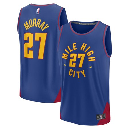 Men's Denver Nuggets #27 Jamal Murray Blue 2022/23 Statement Edition Stitched Jersey Men's Denver Nuggets #27 Jamal Murray Blue 2022/23 Statement Edition Stitched Jersey