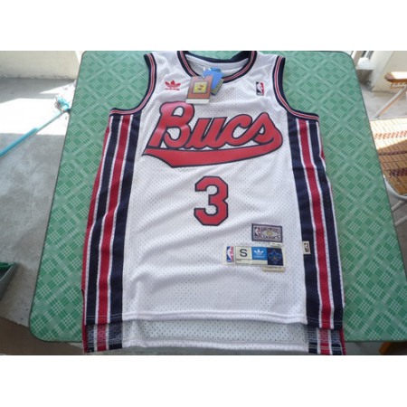 Hornets #3 Chris Paul White Throwback Stitched NBA Jersey
