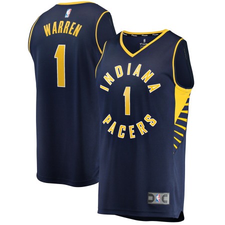 Men's Indiana Pacers #1 T.J. Warren Navy Stitched Jersey Men's Indiana Pacers #1 T.J. Warren Navy Stitched Jersey