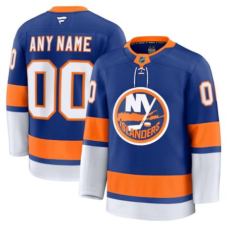 Men's New York Islanders Royal Home Premium Custom Jersey