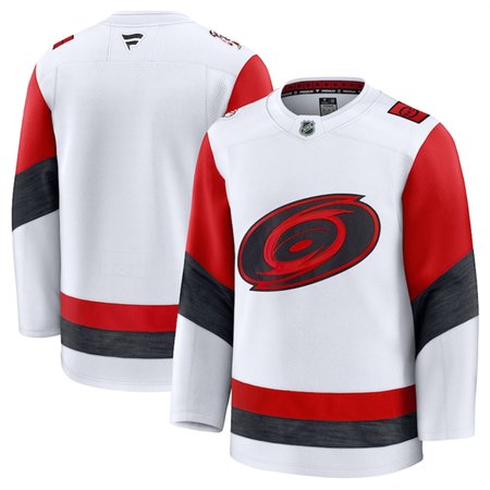 Youth Carolina Hurricanes Blank White 2025 Away Stitched Hockey Jersey