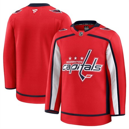 Youth Washington Capitals Blank Red 2024-25 Home Stitched Hockey Jersey