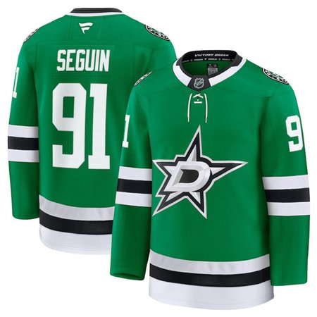 Youth Dallas Stars #91 Tyler Seguin Green 2024-25 Home Stitched Hockey Jersey
