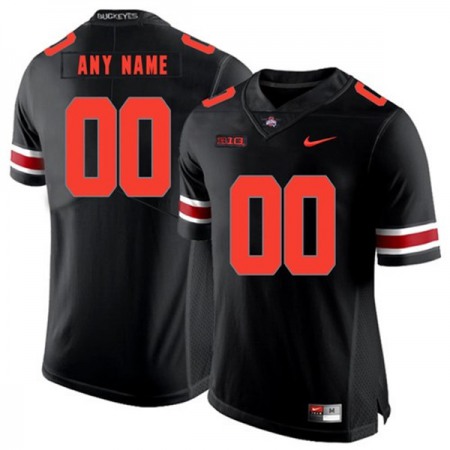 Men's Ohio State Buckeyes Black Stitched Custom NCAA Jersey