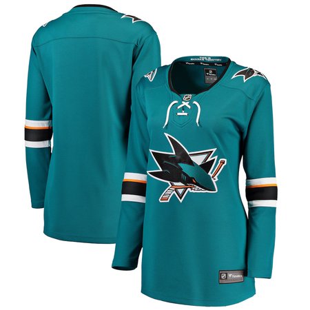 Women's San Jose Sharks Teal Home Jersey