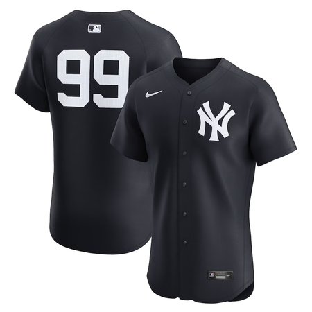 Men's New York Yankees #99 Aaron Judge Navy Alternate 2 Elite Player Jersey