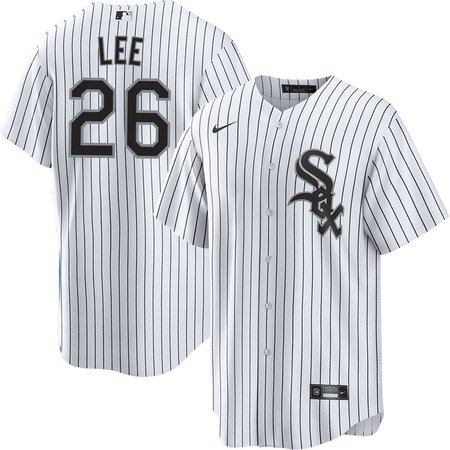 Men's Chicago White Sox #26 Korey Lee White Home Official Player Jersey