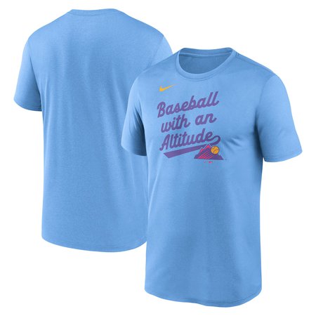 Men's Colorado Rockies Light Blue 2025 City Connect Team Phrase Legend Performance T-Shirt