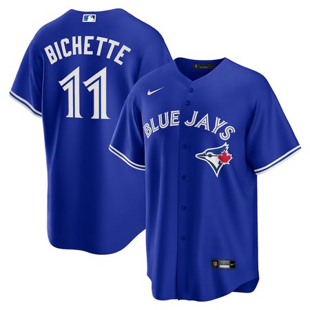 Men's Toronto Blue Jays #11 Bo Bichette Nike Royal Alternate Replica Player Name Jersey
