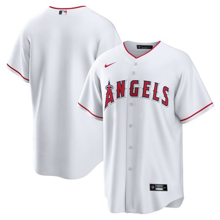 Men's Los Angeles Angels Nike White Home Replica Team Jersey