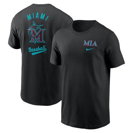 Men's Miami Marlins Nike Black 2025 City Connect T-Shirt