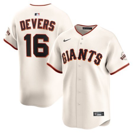Youth San Francisco Giants #16 Rafael Devers Cream Home Limited Player Jersey