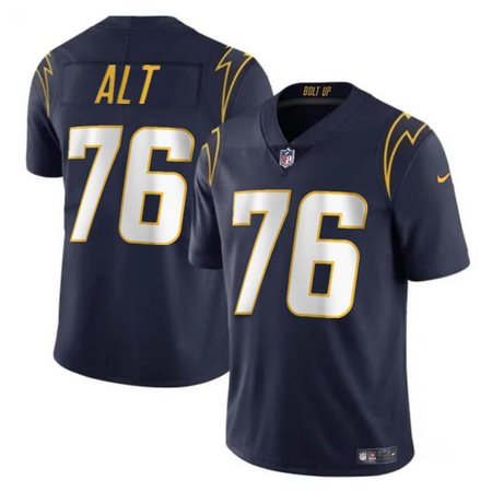 Youth Los Angeles Chargers #76 Joe Alt Navy 2024 Draft Vapor Limited Stitched Football Jersey Youth Los Angeles Chargers #76 Joe Alt Navy 2024 Draft Vapor Limited Stitched Football Jersey