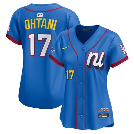 Women's National League #17 Shohei Ohtani Nike Blue 2025 All-Star Edition Limited Player Jersey