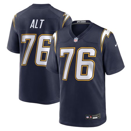Men's Los Angeles Chargers #76 Joe Alt Nike Navy Alternate Super Chargers Game Player Jersey Men's Los Angeles Chargers #76 Joe Alt Nike Navy Alternate Super Chargers Game Player Jersey