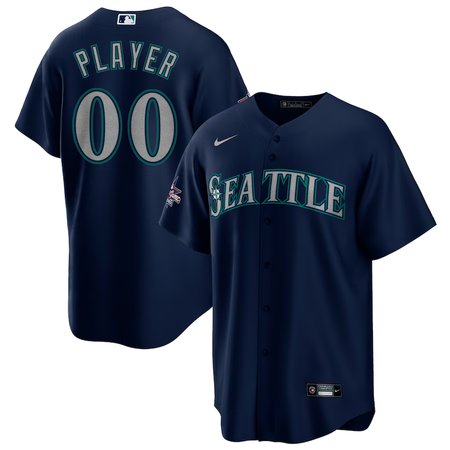 Men's Seattle Mariners Nike Navy 2025 MLB All-Star Game Away Custom Replica Jersey