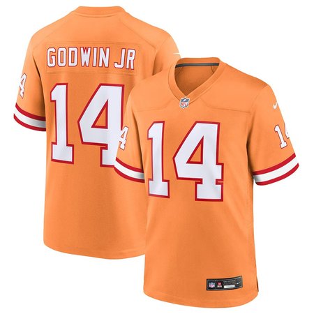 Youth '76 Tampa Bay Buccaneers #14 Chris Godwin Nike Orange Player Game Jersey