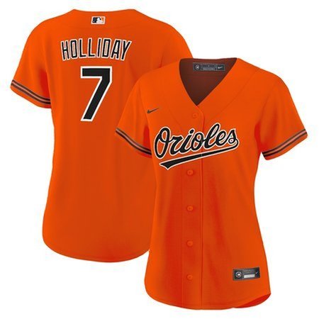Women's Baltimore Orioles Jackson Holliday Orange Home Limited Player Jersey