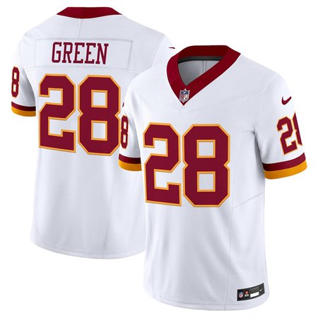 Men's Washington Commanders #28 Darrell Green White 2025 F.U.S.E. Throwback Vapor Limited Stitched Football Jersey