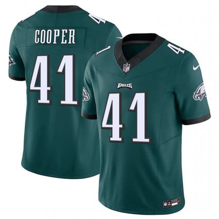 Youth Philadelphia Eagles #41 Darius Cooper Green F.U.S.E Vapor Untouchable Limited Stitched Football Jerse