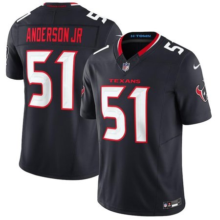 Men's Houston Texans #51 Will Anderson Jr. Navy 2024 Vapor F.U.S.E. Limited Stitched Jersey Men's Houston Texans #51 Will Anderson Jr. Navy 2024 Vapor F.U.S.E. Limited Stitched Jersey