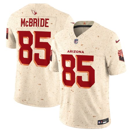 Youth Arizona Cardinals #85 Trey McBride Cream Rivalries Collection F.U.S.E. Vapor Limited Stitched Jersey