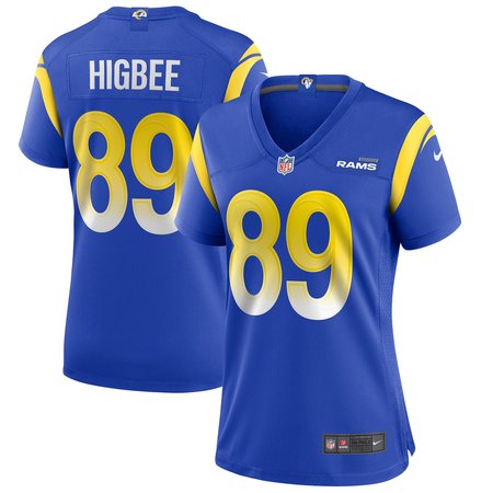 Women's Los Angeles Rams Tyler Higbee Nike Royal Game Player Jersey Women's Los Angeles Rams Tyler Higbee Nike Royal Game Player Jersey