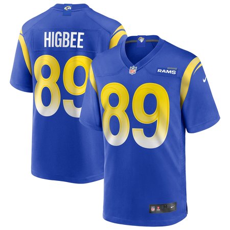 Men's Los Angeles Rams Tyler Higbee Nike Royal Game Player Jersey Men's Los Angeles Rams Tyler Higbee Nike Royal Game Player Jersey