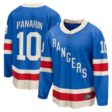 Men's New York Rangers #10 Artemi Panarin Blue Centennial Jersey