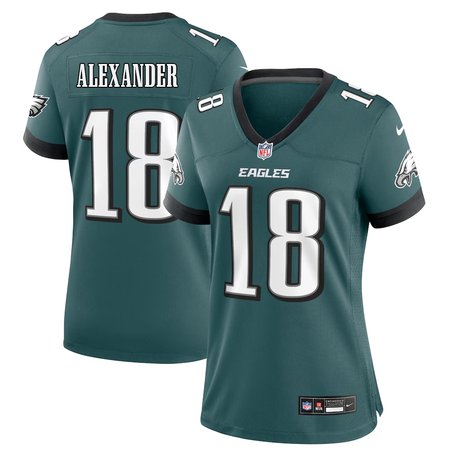 Women's Philadelphia Eagles #18 Jaire Alexander Green Game Jersey