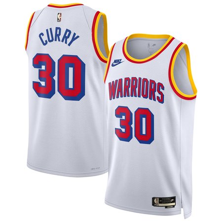 Unisex Golden State Warriors Stephen Curry Nike White 2024/25 Swingman Jersey - Classic Edition Unisex Golden State Warriors Stephen Curry Nike White 2024/25 Swingman Jersey - Classic Edition