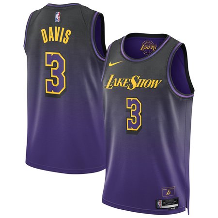 Unisex Los Angeles Lakers Anthony Davis Nike Purple 2024/25 Swingman Player Jersey - City Edition Unisex Los Angeles Lakers Anthony Davis Nike Purple 2024/25 Swingman Player Jersey - City Edition