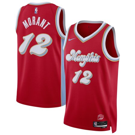 Unisex Memphis Grizzlies Ja Morant Nike Red 2024/25 Swingman Player Jersey - City Edition Unisex Memphis Grizzlies Ja Morant Nike Red 2024/25 Swingman Player Jersey - City Edition