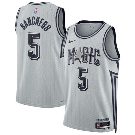 Unisex Orlando Magic Paolo Banchero Nike Silver 2024/25 Swingman Player Jersey - City Edition Unisex Orlando Magic Paolo Banchero Nike Silver 2024/25 Swingman Player Jersey - City Edition