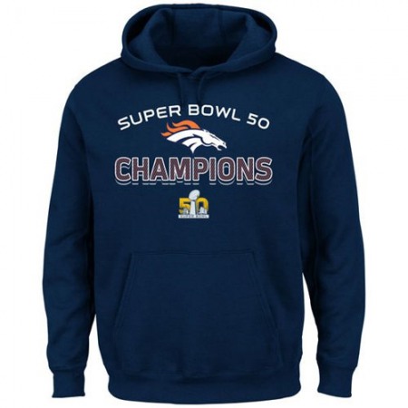 Denver Broncos Super Bowl 50 Champions Beyond Victory Hoodie Navy