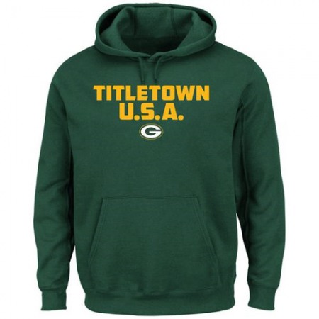Green Bay Packers Hot Phrase Pullover Hoodie Green