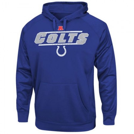 Indianapolis Colts Synthetic Hoodie Sweatshirt Royal Blue