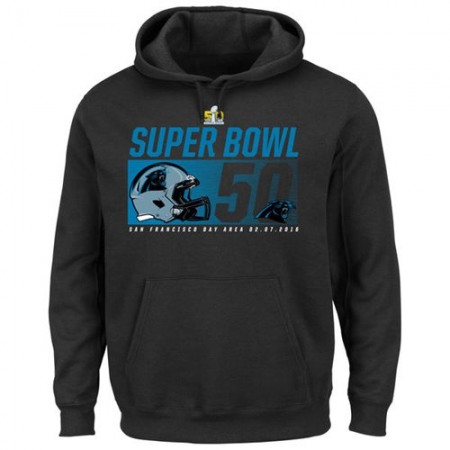 Carolina Panthers Super Bowl 50 Bound On Our Way Pullover Hoodie Black