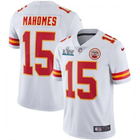 Toddlers Kansas City Chiefs #15 Patrick Mahomes White Super Bowl LIV Vapor Untouchable Limited Stitched Jersey Toddlers Kansas City Chiefs #15 Patrick Mahomes White Super Bowl LIV Vapor Untouchable Limited Stitched Jersey