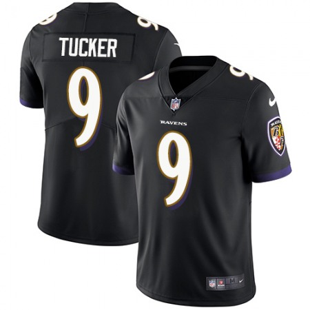 Men's Baltimore Ravens #9 Justin Tucker Black NFL Vapor Untouchable Limited Jersey Men's Baltimore Ravens #9 Justin Tucker Black NFL Vapor Untouchable Limited Jersey