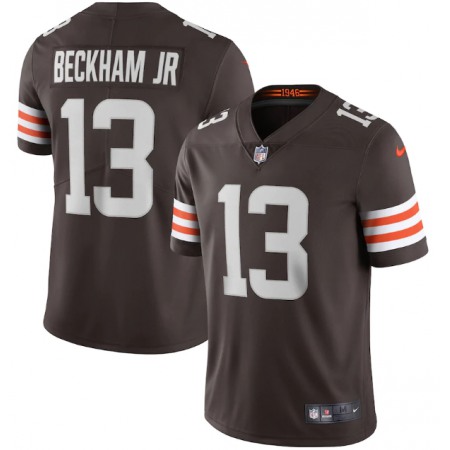 Men's Cleveland Browns #13 Odell Beckham Jr.?New Brown Vapor Untouchable Limited NFL Stitched Jersey Men's Cleveland Browns #13 Odell Beckham Jr.?New Brown Vapor Untouchable Limited NFL Stitched Jersey