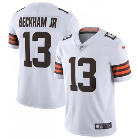 Men's Cleveland Browns #13 Odell Beckham Jr.?New White Vapor Untouchable Limited NFL Stitched Jersey Men's Cleveland Browns #13 Odell Beckham Jr.?New White Vapor Untouchable Limited NFL Stitched Jersey