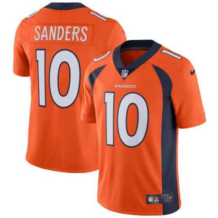 Men's Denver Broncos #10 Emmanuel Sanders Orange Vapor Untouchable Limited Stitched NFL Jersey