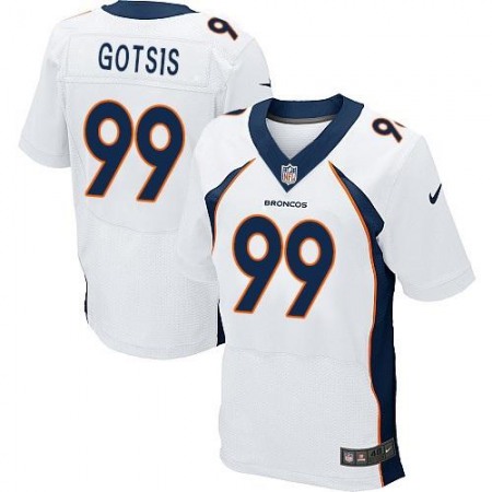 Broncos #99 Adam Gotsis White Men's Stitched NFL New Elite Jersey