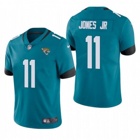 Men's Jacksonville Jaguars #11 Marvin Jones Jr. 2021 Teal Vapor Untouchable Limited Stitched Jersey Men's Jacksonville Jaguars #11 Marvin Jones Jr. 2021 Teal Vapor Untouchable Limited Stitched Jersey
