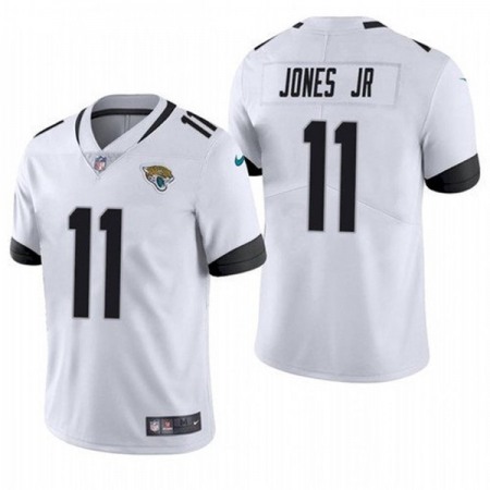 Men's Jacksonville Jaguars #11 Marvin Jones Jr. 2021 White Vapor Untouchable Limited Stitched Jersey Men's Jacksonville Jaguars #11 Marvin Jones Jr. 2021 White Vapor Untouchable Limited Stitched Jersey