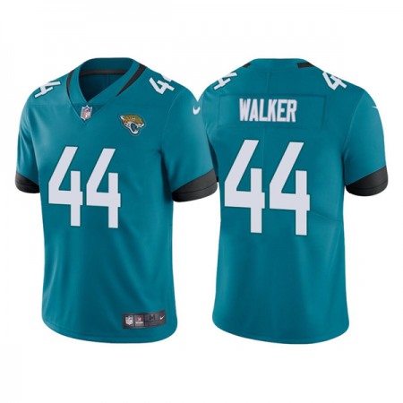 Men's Jacksonville Jaguars #44 Travon Walker Teal Vapor Untouchable Limited Stitched Jersey Men's Jacksonville Jaguars #44 Travon Walker Teal Vapor Untouchable Limited Stitched Jersey